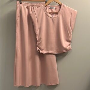 Women's Fleece Skirt Set